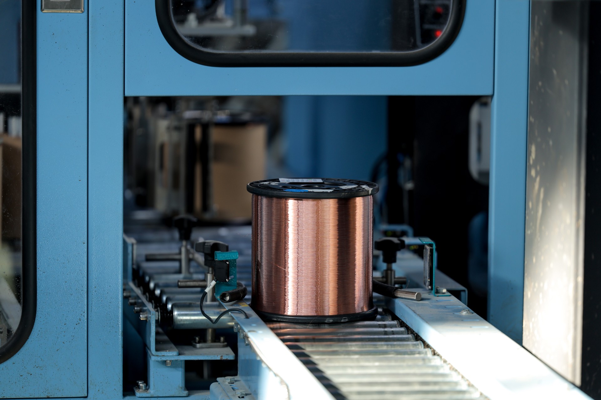 自动化车间  自动贴标机